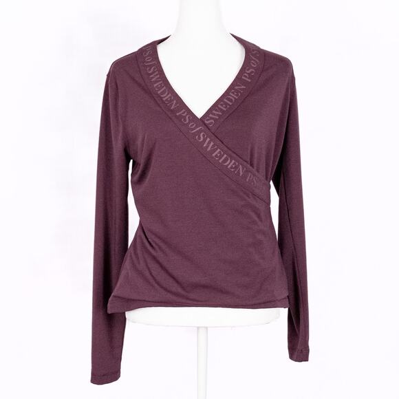 PS of Sweden Honore Wrap Base Layer Hortensia Purple Women's MEDIUM Equestrian - Picture 1 of 5